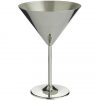 The Stainless Steel Martini Glasses