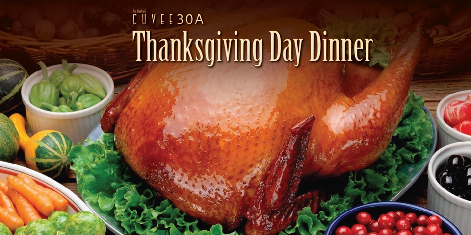 Chef Tim Creehan's Thanksgiving Day Dinner at Cuvee 30A