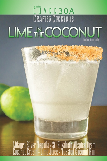 Lime in the Coconut | Cuvee 30A Hand Crafted Cocktail Special