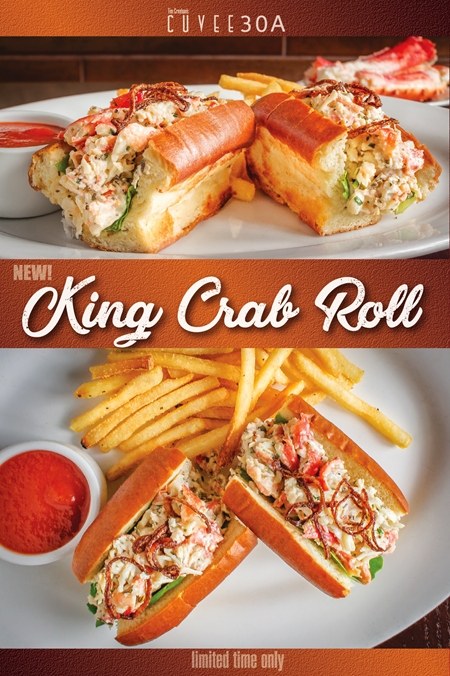 New! King Crab Roll @Cuvee30A