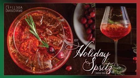 Holiday Spritz | Cuvee 30A Handcrafted Cocktails