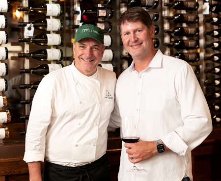 Chef Tim Creehan of Cuvee 30A, Patrick Krutz of Krutz Family Cellars