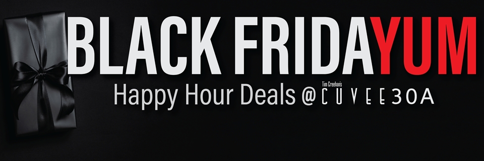 Black Friday Deals | Happy Hour on the Emerald Coast | Tim Creehan's Cuvee 30A