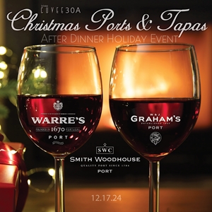 Christmas Ports & Tapas | After Dinner Holiday Event @Cuvee30A Dec 17