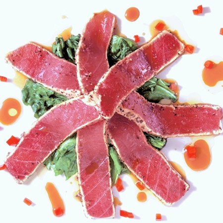 Seared Rare Yellow Fin Tuna