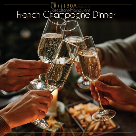 French Champagne Dinner at Cuvee 30A