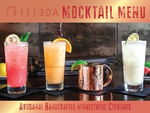 Handcrafted Mocktails in the Cuvee 30A Bar