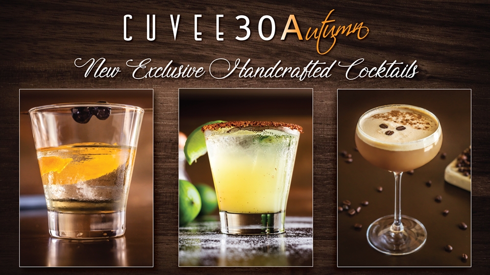 Cuvee 30Autumn Handcrafted Cocktail Features