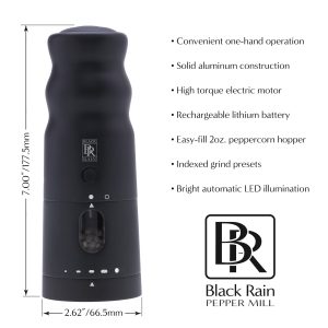 Black Rain Pepper Mill - Image 2