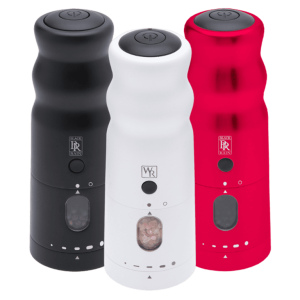 Black Rain Mills, premium electric salt and pepper mills used at Cuvee 30A