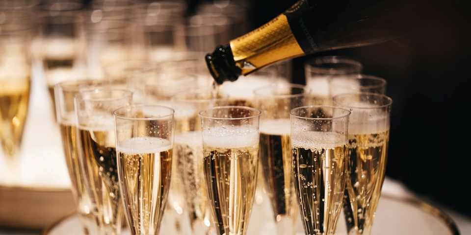 New Year's Eve Champagne at Cuvee 30A