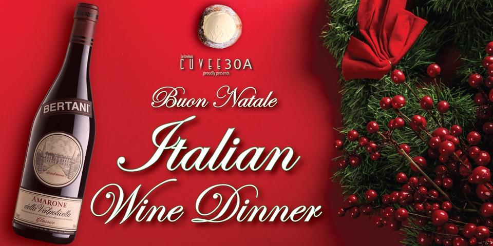 Buon Natale Italian Wine Dinner @Cuvee30A | December 10, 2025