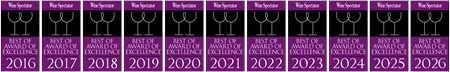 Cuvee 30A Wine Spectator Best of Award of Excellence 2016-2026