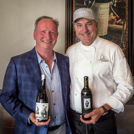 Chef Tim Creehan and Riverain Proprietor Dean Gray at the Riverain Wine Dinner @Cuvee30A