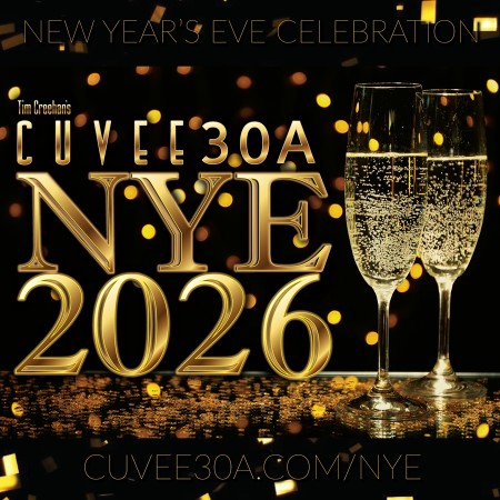 New Year's Eve Dinner at Tim Creehan's Cuvee 30A