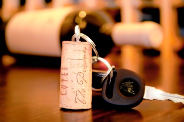 Your complimentary personalized Wine Cork Key Ring exclusively at